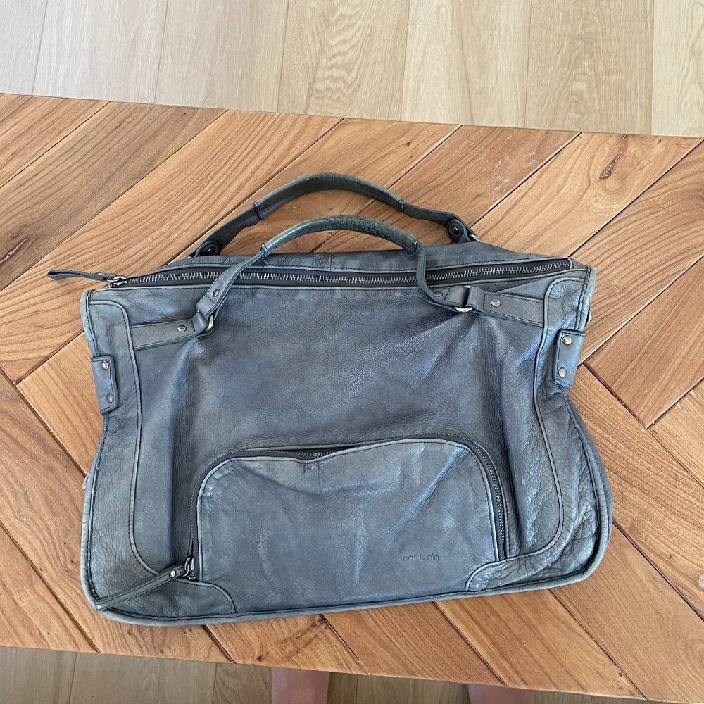 Nat & Nin Megan shoulder bag blue/gray